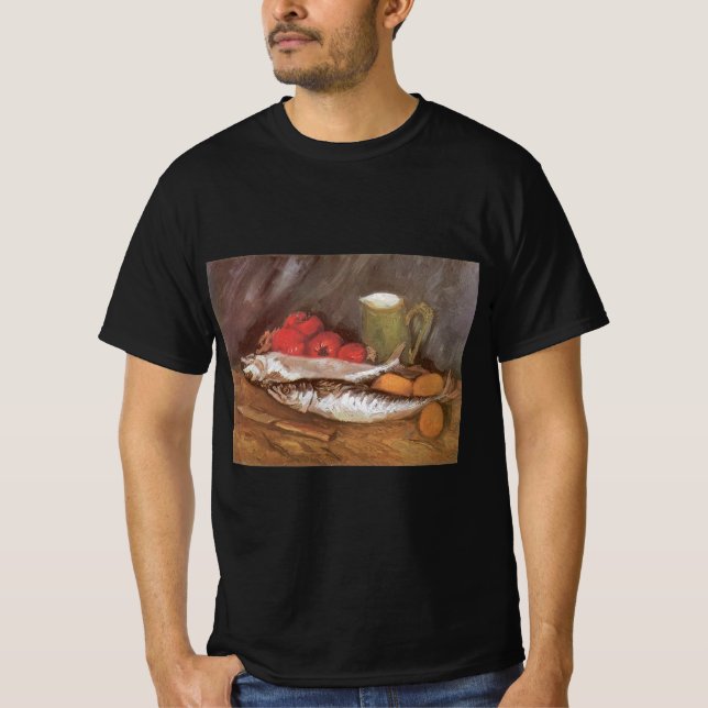 Vincent van Gogh - Makrill, citroner och tomater Tee (Framsida)