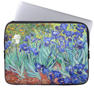 Vincent Van Gogh målar Irisar Laptop Fodral