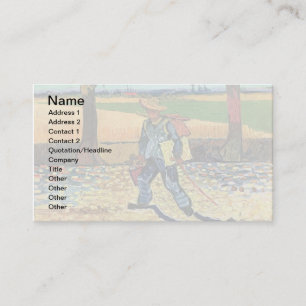 Vincent Van Gogh - Målare på väg till arbetet Visitkort