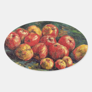 Vincent van Gogh-målning, Apples Ovalt Klistermärke