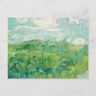 Vincent Van Gogh målning Grönt vete fält Vykort