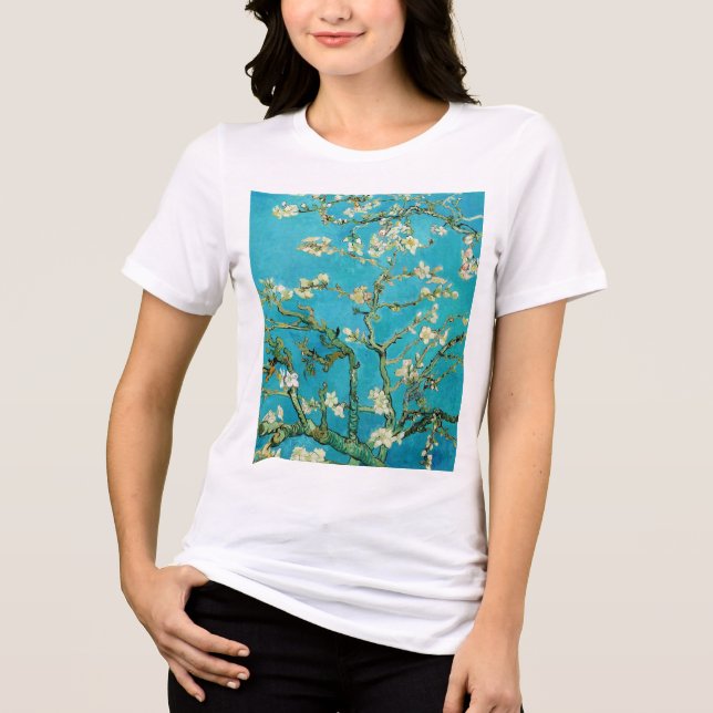 Vincent Van Gogh målning Mandelblom T Shirt (Framsida)