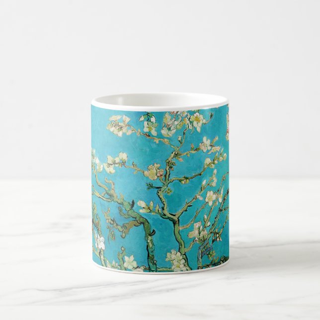 Vincent Van Gogh målning Mandelblommor Kaffemugg (Center)