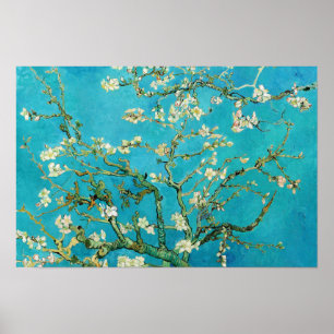 Vincent Van Gogh målning Mandelblommor Poster