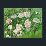 Vincent Van Gogh-målning, still Life-Rosa ros, Vykort<br><div class="desc">Vincent Van Gogh-berömd målning,  still Life-Rosa ros.</div>