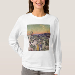 Vincent Van Gogh månbelyst landskap, 1889 T Shirt