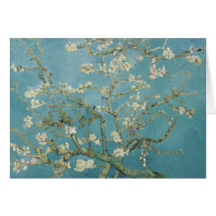 vincent van gogh, mandel-blommar hälsningskort