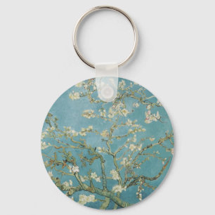 vincent van gogh, mandel-blommar nyckelring