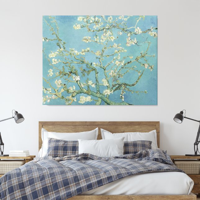 Vincent van Gogh - Mandelblom Canvastryck (Insitu (sovrum))