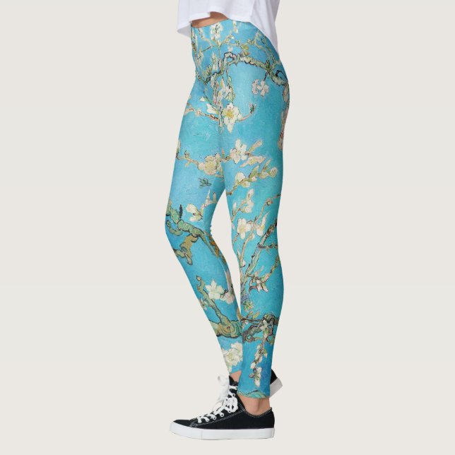 Vincent van Gogh - Mandelblom Leggings (Vänster)