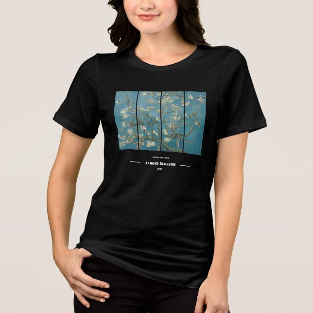 Vincent Van Gogh Mandelblom T-Shirt (Framsida)
