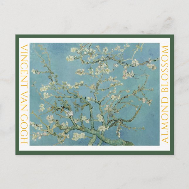 VINCENT VAN GOGH ... MANDELBLOM ... Vykort (Framsida)