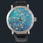 Vincent Van Gogh Mandelblom Watch Turquoise Armbandsur<br><div class="desc">Turkos Mandelblomsgaver till bröllop,  baby shower eller vårfest:</div>