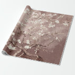 Vincent Van Gogh Mandelblommande Beige Presentpapper<br><div class="desc">“Ge present konstfullt,  slå in vackert.”</div>