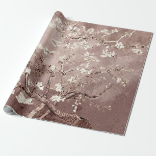 Vincent Van Gogh Mandelblommande Beige Presentpapper