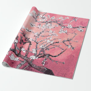 Vincent Van Gogh Mandelblommande Rosa Nyanser Presentpapper
