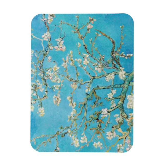 Vincent van Gogh Mandelblomning Magnet (Vertikal)