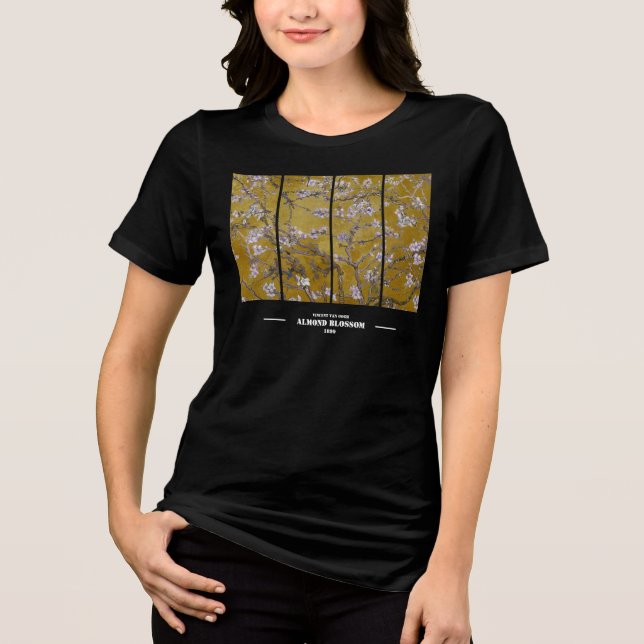 Vincent Van Gogh Mandelblomning  T Shirt (Framsida)