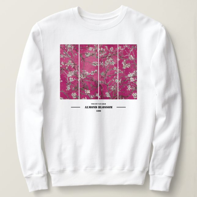 Vincent Van Gogh Mandelblomning  T Shirt (Design framsida)