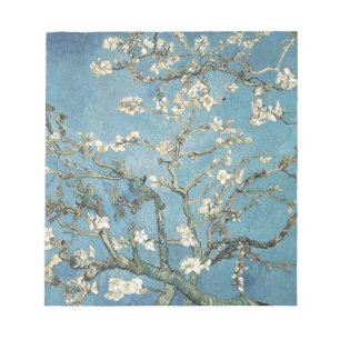 Vincent Van Gogh mandelgrenar i blom, 1890 Anteckningsblock