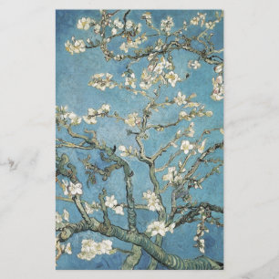 Vincent Van Gogh mandelgrenar i blom, 1890 Brevpapper
