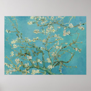 VINCENT VAN GOGH - mandelns blommar 1980 Poster