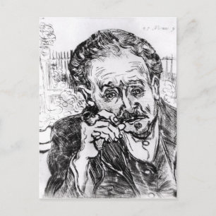 Vincent Van Gogh manen med leda i rör Vykort