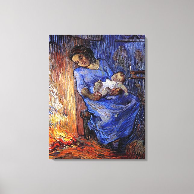 Vincent Van Gogh - Mannen är till sjöss Konstverk Canvastryck (Framsida)