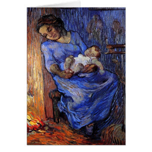 Vincent Van Gogh - Mannen är till sjöss Konstverk Hälsningskort