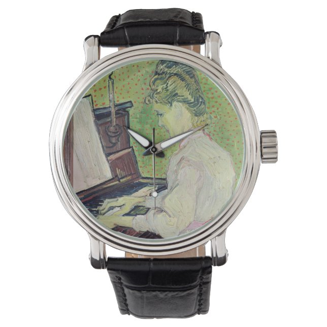 Vincent van Gogh | Marguerite Gachet i Piano Armbandsur (Framsida)