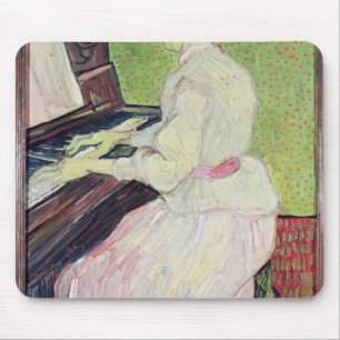 Vincent Van Gogh Marguerite Gachet på pianot Musmatta