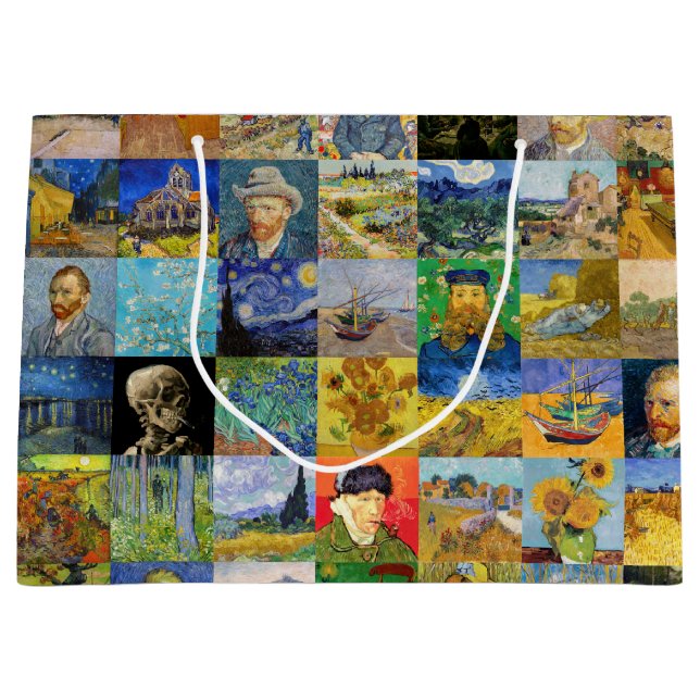 Vincent van Gogh - mästerverk Mosaic Patchwork (Framsidan)