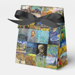 Vincent van Gogh - mästerverk Mosaic Patchwork T Presentaskar