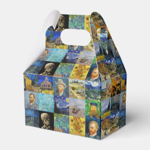 Vincent van Gogh - mästerverk Mosaic Patchwork T Presentaskar