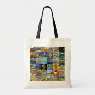 Vincent van Gogh - mästerverk Mosaic Patchwork Tygkasse