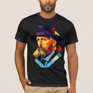 Vincent van Gogh med Straw Hat T Shirt