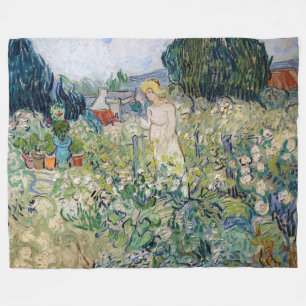 Vincent van Gogh - Miss Gachet i hennes Garden Fleecefilt