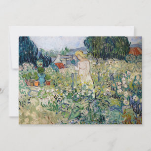 Vincent van Gogh - Miss Gachet i hennes Garden Inbjudningar