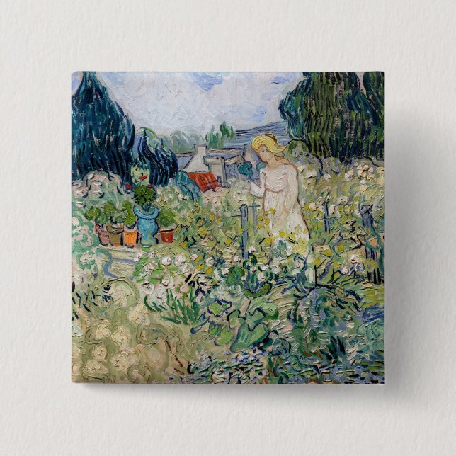 Vincent van Gogh - Miss Gachet i hennes Garden Knapp (Framsida)