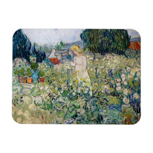 Vincent van Gogh - Miss Gachet i hennes Garden Magnet