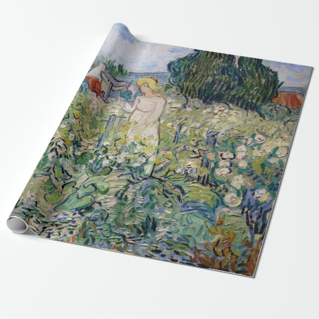 Vincent van Gogh - Miss Gachet i hennes Garden Presentpapper (Utrullad)