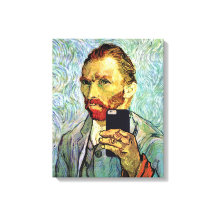 Vincent Van Gogh Mobilselfie Självporträtt
