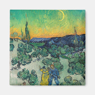 Vincent van Gogh - Moonlit Ligcape med par Magnet