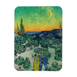 Vincent van Gogh - Moonlit Ligcape med par Magnet