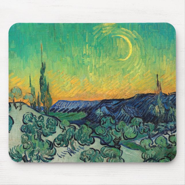 Vincent van Gogh - Moonlit Ligcape med par Musmatta (Framsidan)