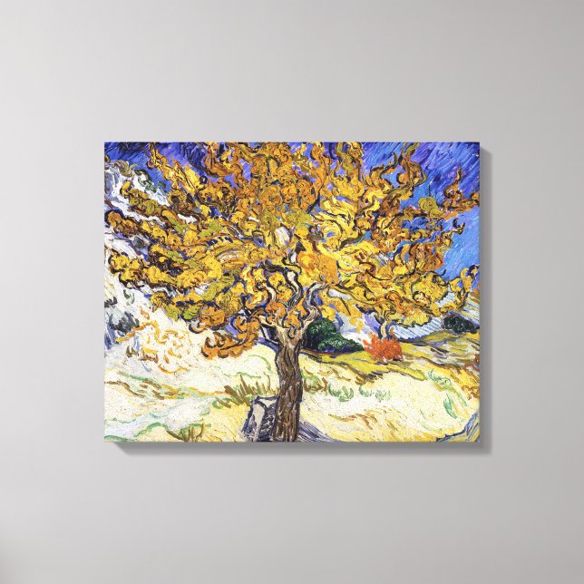 Vincent van Gogh - Mörbärsträdet Canvastryck (Framsida)