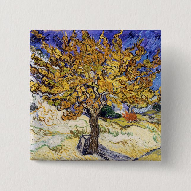 Vincent van Gogh - Mörbärsträdet Knapp (Framsida)
