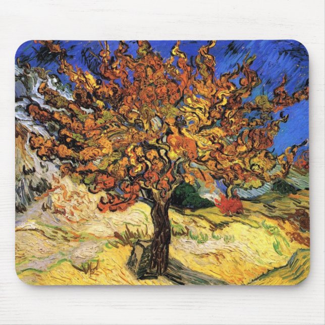 Vincent Van Gogh - Mörbärsträdet Konstverk Musmatta (Framsidan)