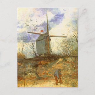 Vincent van Gogh - Moulin de la Galette, Kvarn Vykort