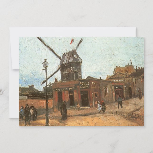Vincent van Gogh - Moulin de la Galette, Väderkvar (Framsida)